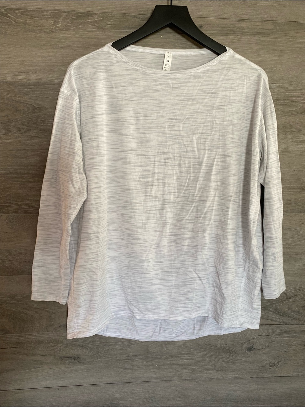 Lululemon Back In Action Long Sleeve Tee Cotton